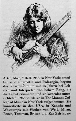 Alice Artzt in Gitarren-Lexikon