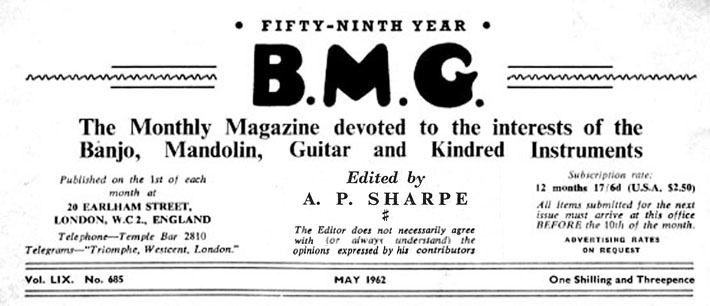  "B. M. G.",  1962 .