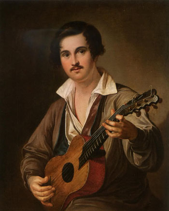 «Гитарист» из коллекции М. Л. Ростроповича и Г. П. Вишневской.