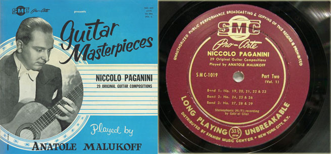 Guitar Masterpieces Vol. 1: Nicolo Paganini