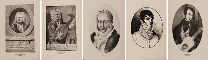 Примеры портретов, размещенных в альбоме Э. Шварц-Райфлингена.