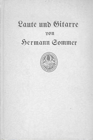 Обложка книги «Лютня и гитара» (Штутгарт, Изд-во Й. Энгельхорнс, 1922)
